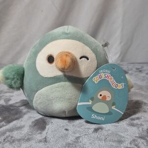 Squishmallows 5" Shoni the Dodo Bird Soft Teal Official Kellytoy Plush NWT